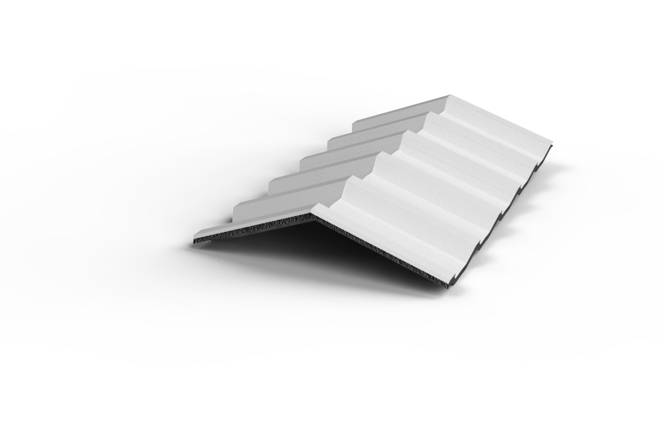 Cumbrera Joule trapezoidal, pieza de remate de la línea Teja Joule